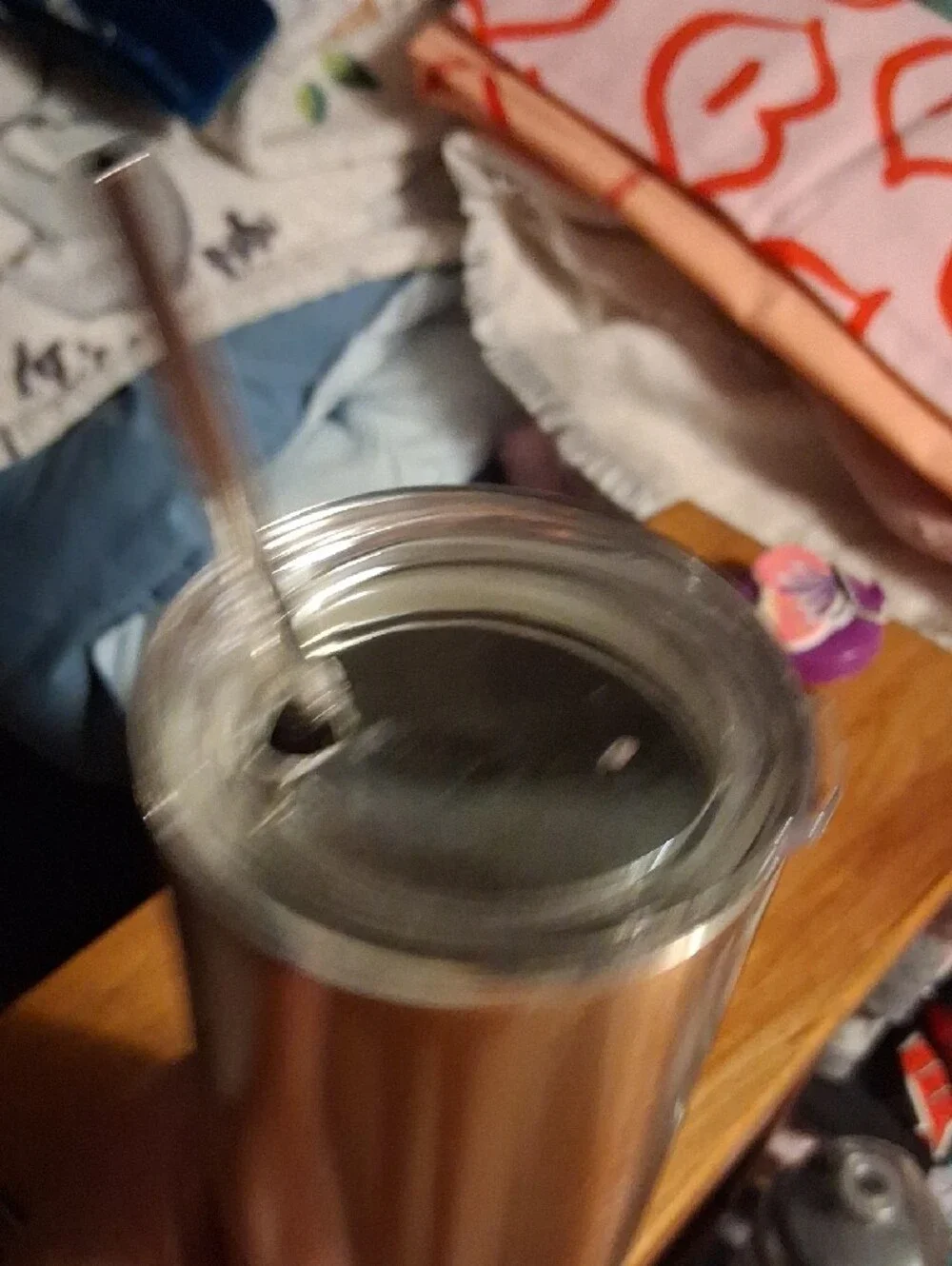 16 & Fabulous Rose Gold Stainless Tumbler with Straw
